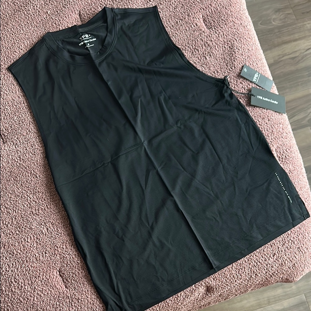 Black Sleeveless Top - Men’s NWT